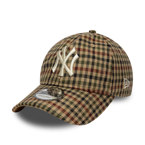 Sapca New Era 9Twenty Img Water Repellent Check Ny Yankees Reglabila