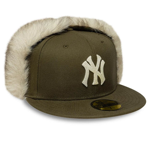 Sapca New Era New York Yankees Mlb Canvas Dogear 59Fifty Fitted