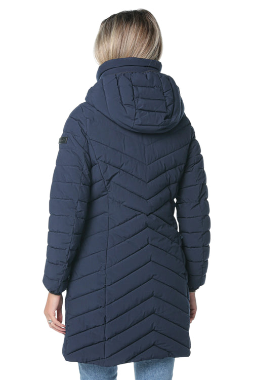 Jacheta DKNY Zpfrt W/Bib Packable Albastru