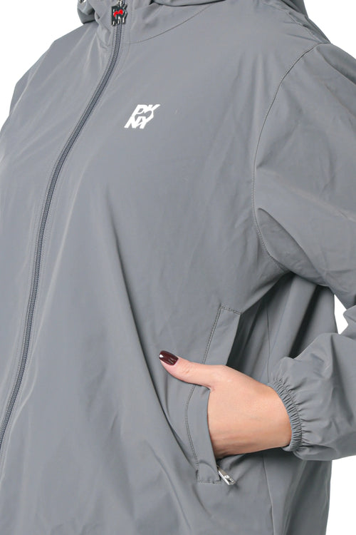 Jacheta DKNY K-Way Gri
