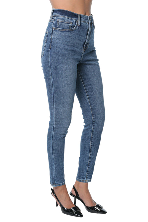 Jeans DKNY High Rise Skinny Albastru