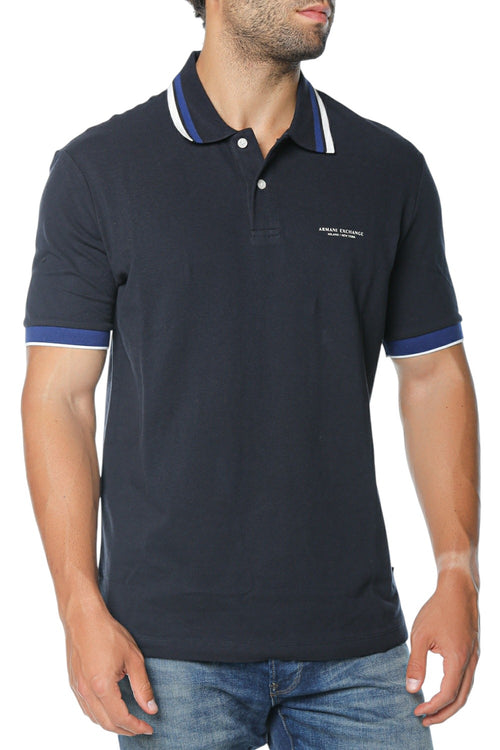 Tricou polo Armani Exchange