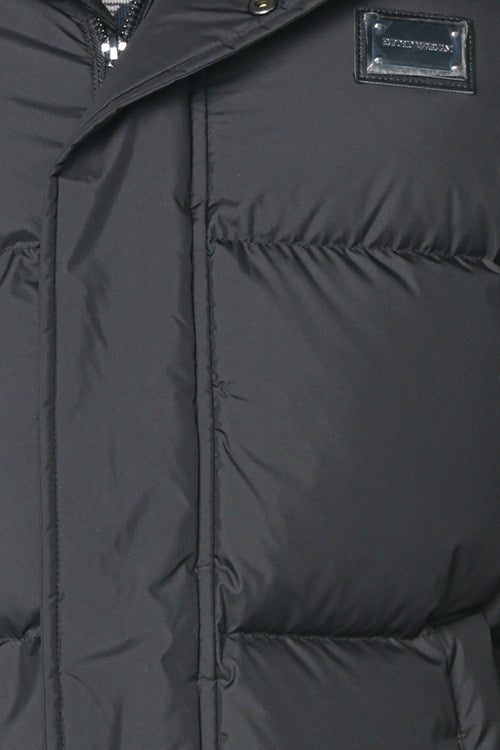 Jacheta de puf Emporio Armani
