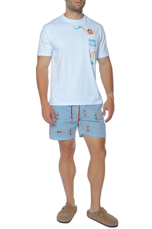 Short de baie MC2 Saint Barth Gustavia Embroidery