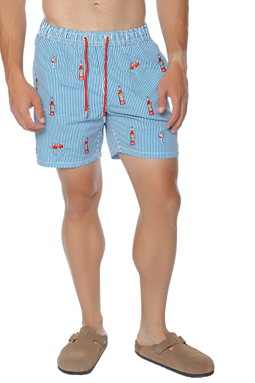 Short de baie MC2 Saint Barth Gustavia Embroidery