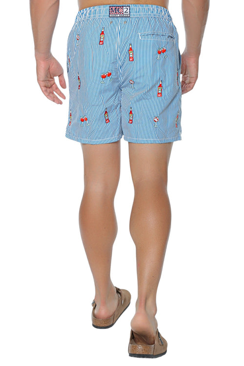 Short de baie MC2 Saint Barth Gustavia Embroidery