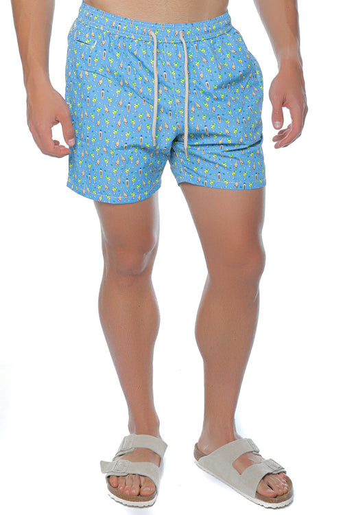 Short de baie Mc2 Saint Barth Lighting Micro Fantasy