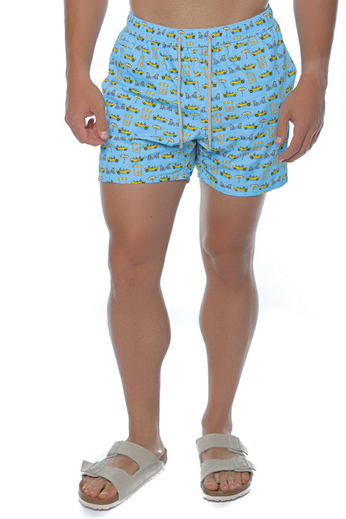 Short de baie Mc2 Saint Barth Lighting Micro Fantasy