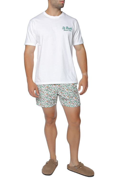 Short de baie MC2 Saint Barth Lighting Micro Fantasy