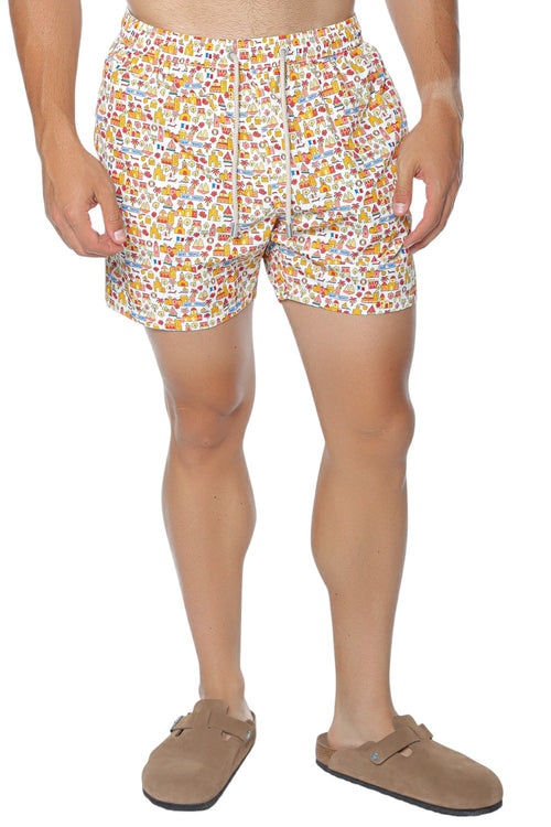 Short de baie MC2 Saint Barth Lighting Micro Fantasy
