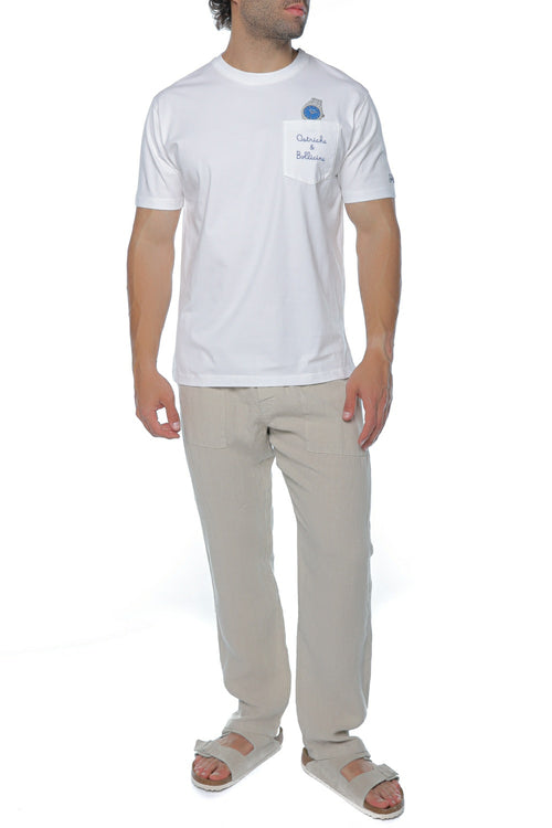 Tricou Mc2 Saint Barth Austin Alb