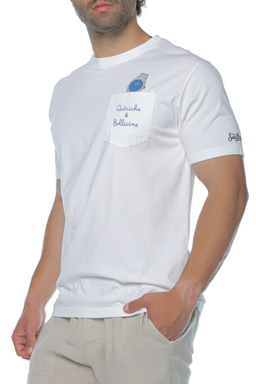 Tricou Mc2 Saint Barth Austin Alb