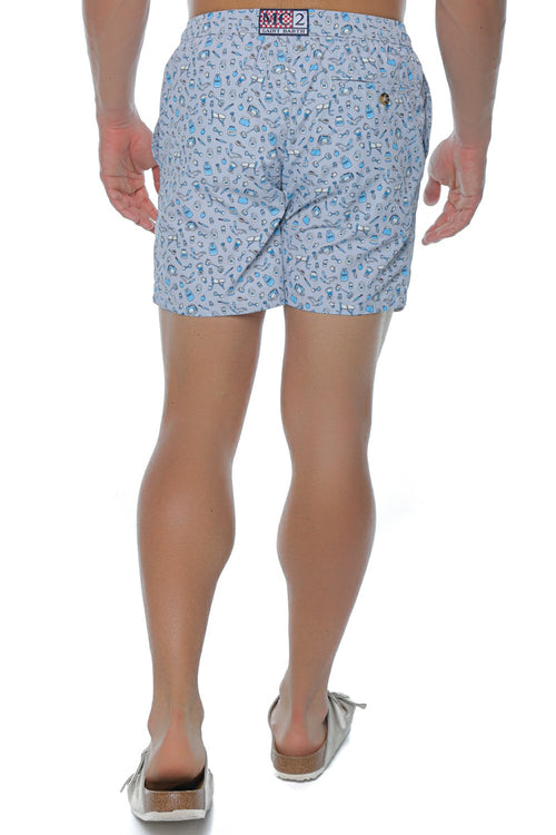 Short de baie Mc2 Saint Barth Lighting Micro Fantasy