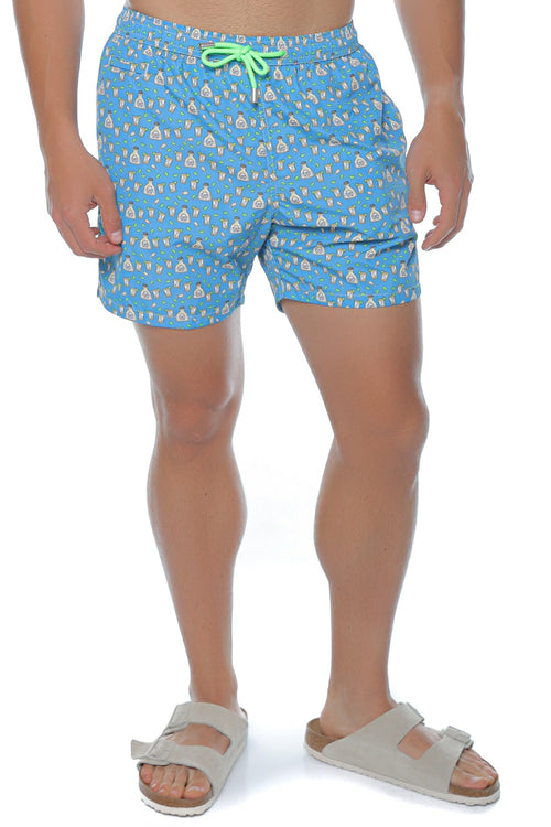 Short de baie Mc2 Saint Barth Lighting Micro Fantasy