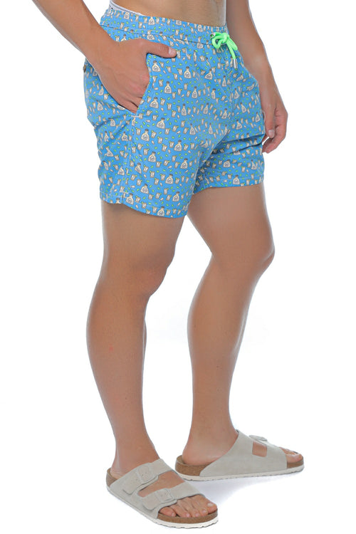 Short de baie Mc2 Saint Barth Lighting Micro Fantasy