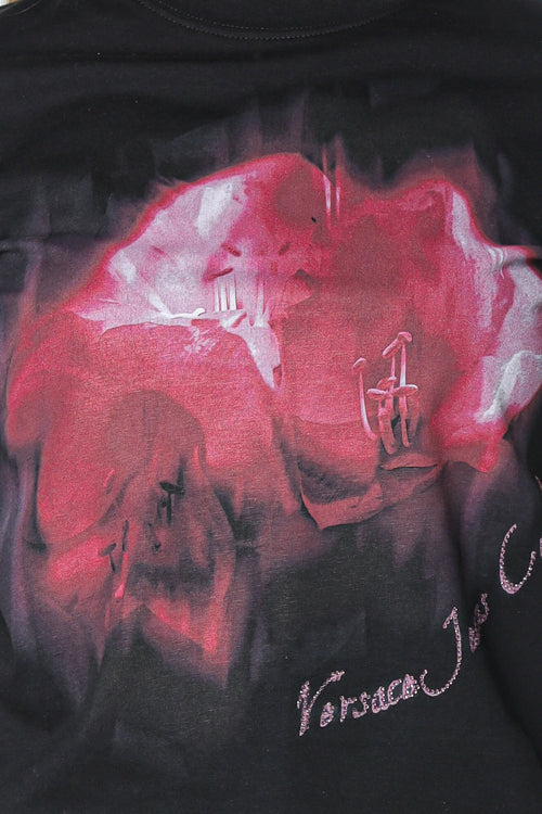 Tricou Versace Jeans Couture R Vjc Blurred Flower