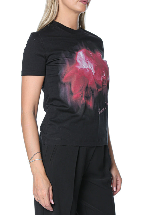 Tricou Versace Jeans Couture R Vjc Blurred Flower