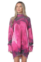 Pulover Versace Jeans Couture Nocturnal Roz