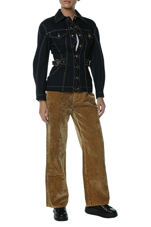 Jacheta denim Versace Jeans Couture