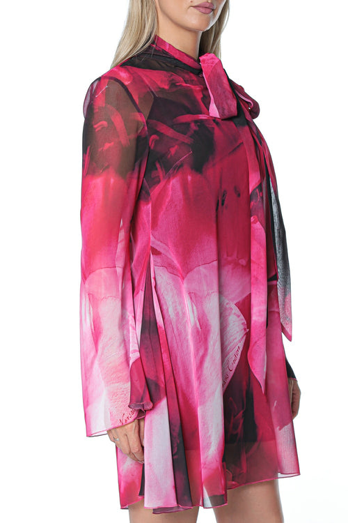 Rochie Versace Jeans Couture Tie-Neck Mini