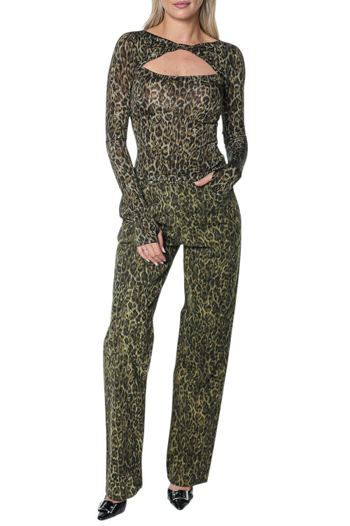 Pantaloni Just Cavalli Wide Leg 5Pocket
