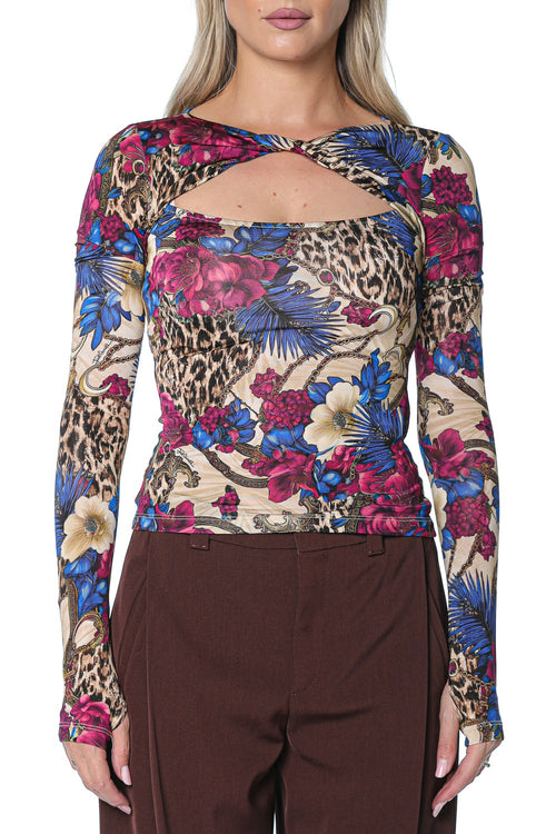 Bluza Just Cavalli Slim Torchon