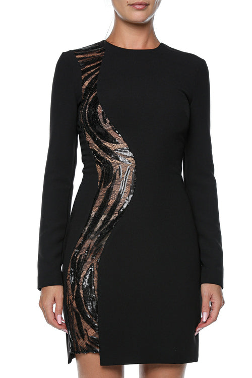 Rochie Just Cavalli Mini Wave Paillettes