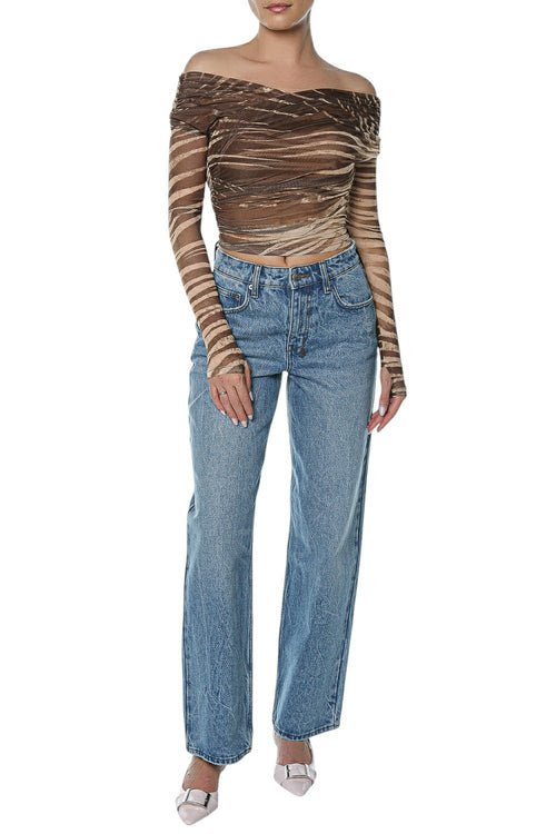 Tricou Just Cavalli Reg Ruffled