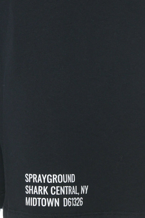 Pantaloni Scurti Sprayground Shark Central Negru