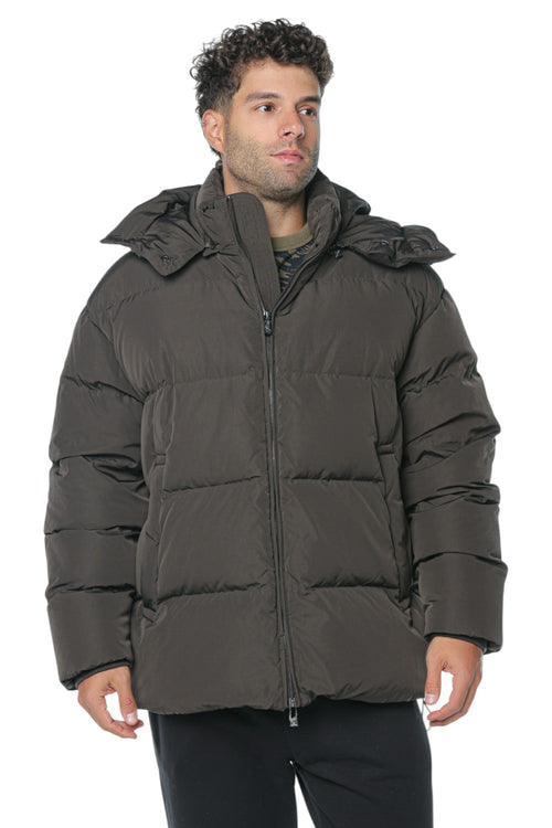 Jacheta de puf Emporio Armani