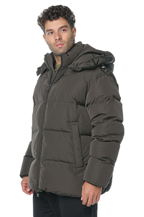 Jacheta de puf Emporio Armani