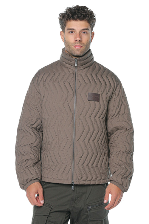 Jacheta de puf Emporio Armani