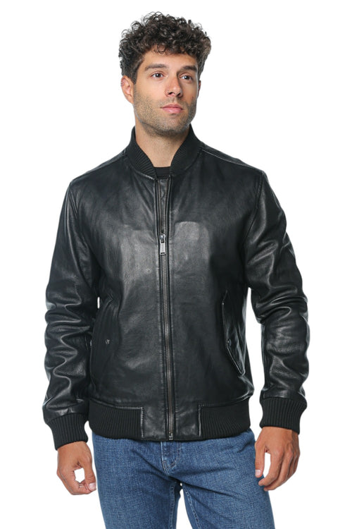 Jacheta Trussardi Bomber - Metal Free Leather