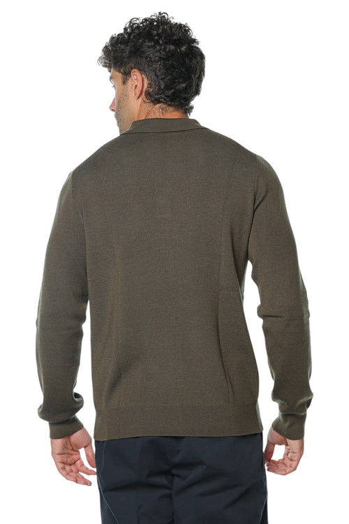 Pulover Trussardi Polo Sweater - Pure Wool Yarn