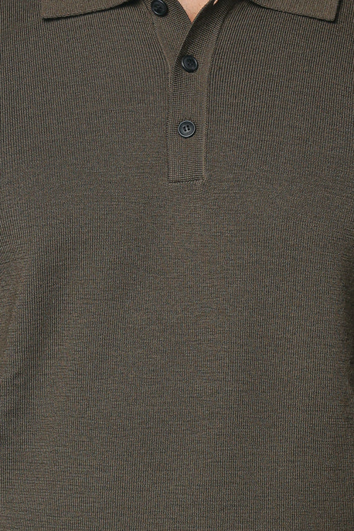 Pulover Trussardi Polo Sweater - Pure Wool Yarn
