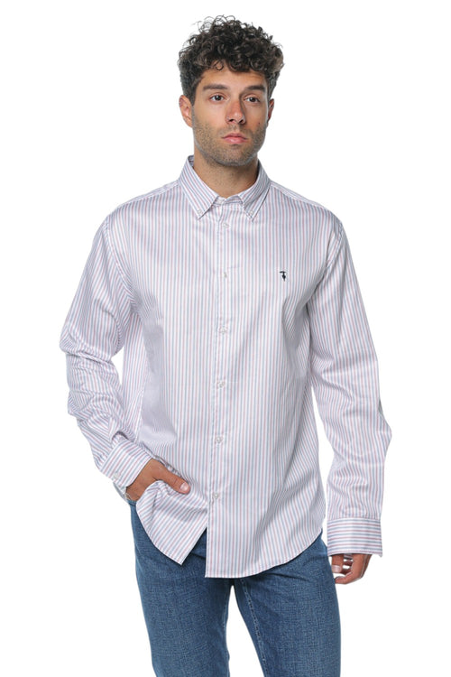 Camasa Trussardi Regular Fit Button Down - Easy Care Striped