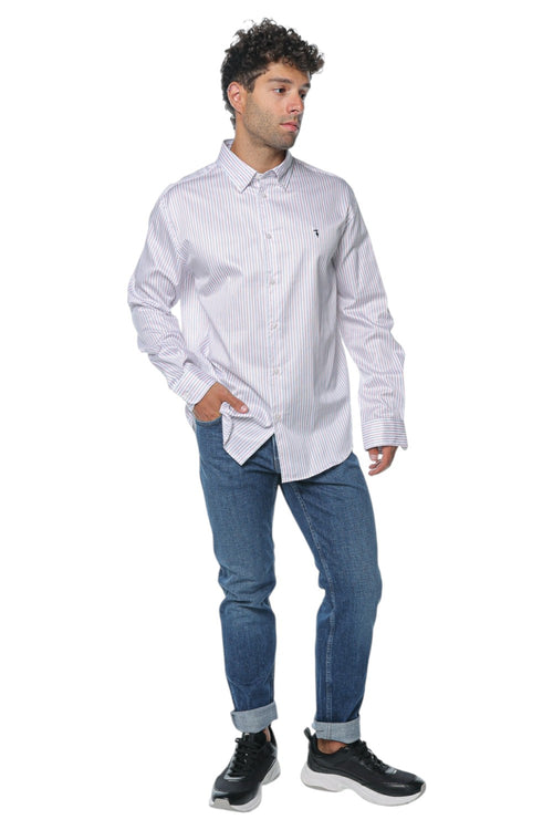 Camasa Trussardi Regular Fit Button Down - Easy Care Striped