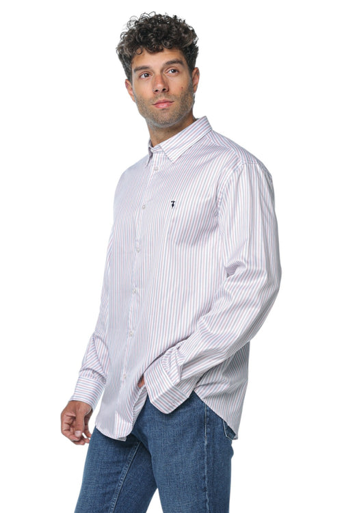 Camasa Trussardi Regular Fit Button Down - Easy Care Striped