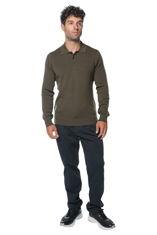 Pantaloni Trussardi Pleated Chino 325 - Warm Cotton Satin