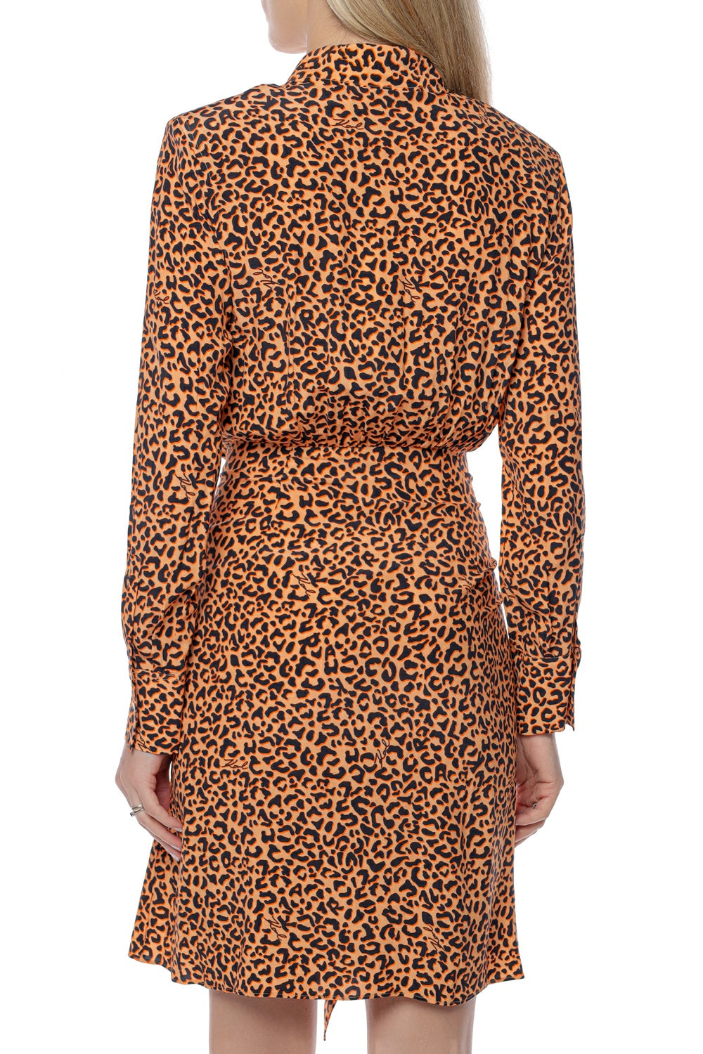 Rochie stil camasa cu imprimeu leopard KARL LAGERFELD - 3