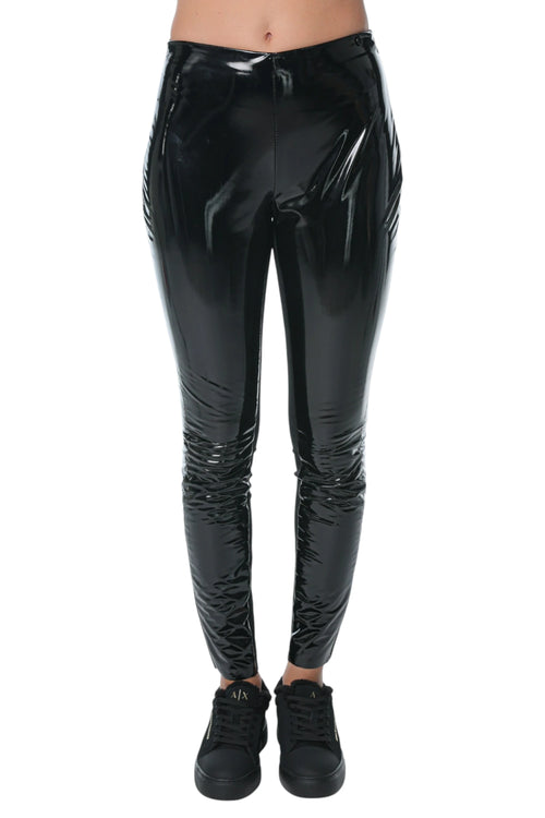 Colanti Karl Lagerfeld Faux Patent Leather Negru