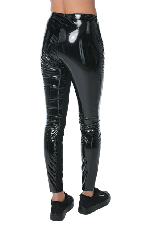 Colanti Karl Lagerfeld Faux Patent Leather Negru