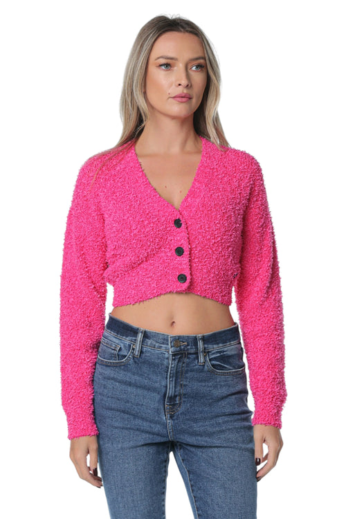 Pulover Karl Lagerfeld Classic Cropped Roz