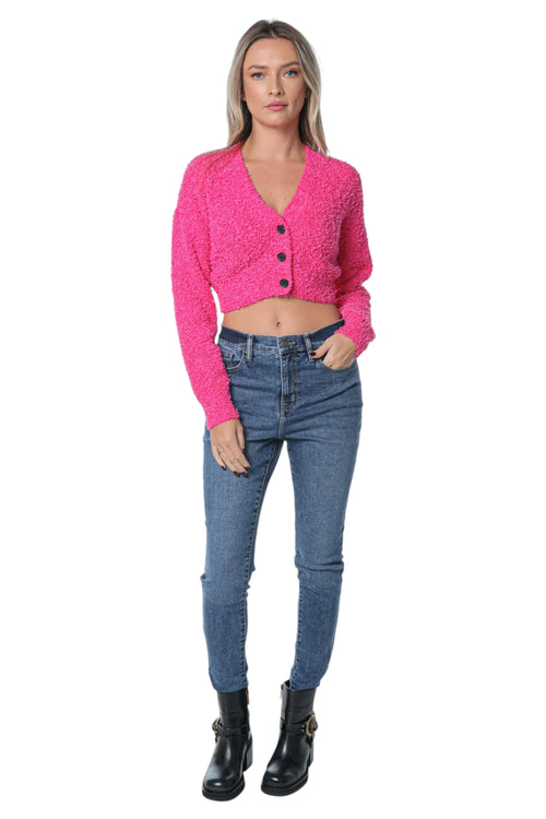 Pulover Karl Lagerfeld Classic Cropped Roz