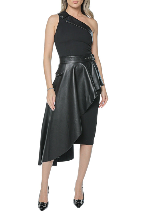 Rochie Karl Lagerfeld Biker Detail