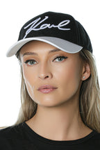 Sapca Karl Lagerfeld K/Signature Logo B/W Cap