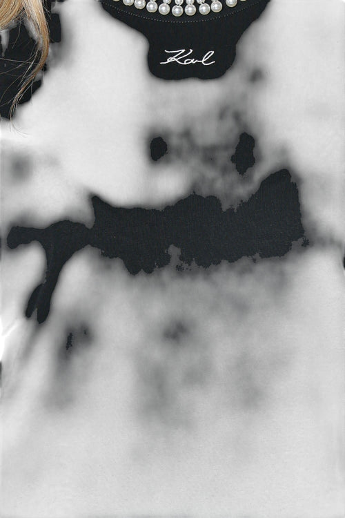 Tricou Karl Lagerfeld Pearl Detail