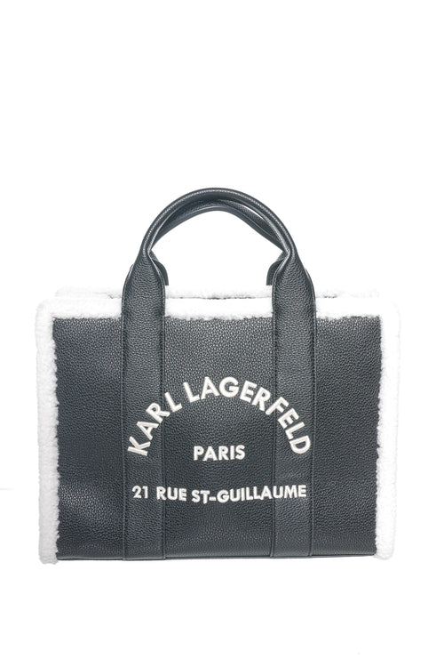 Geanta Karl Lagerfeld K/Rsg Md Square Tote Shearling