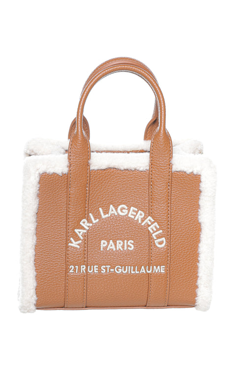 Geanta Karl Lagerfeld K/Rsg Mn Square Tote Shearling