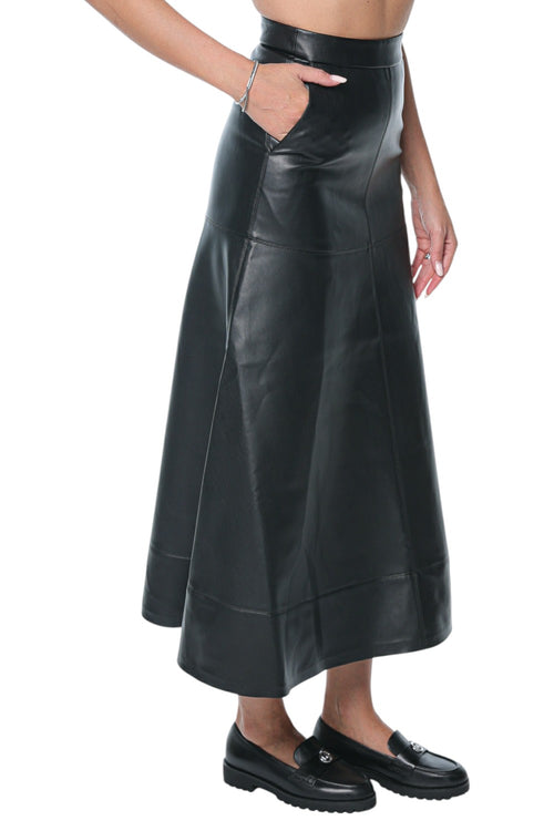 Fusta Karl Lagerfeld Faux Leather